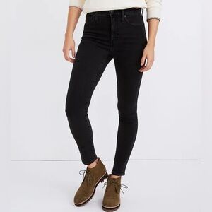 Madewell Petite 10" High-Rise Skinny Jeans in Starkey Wash